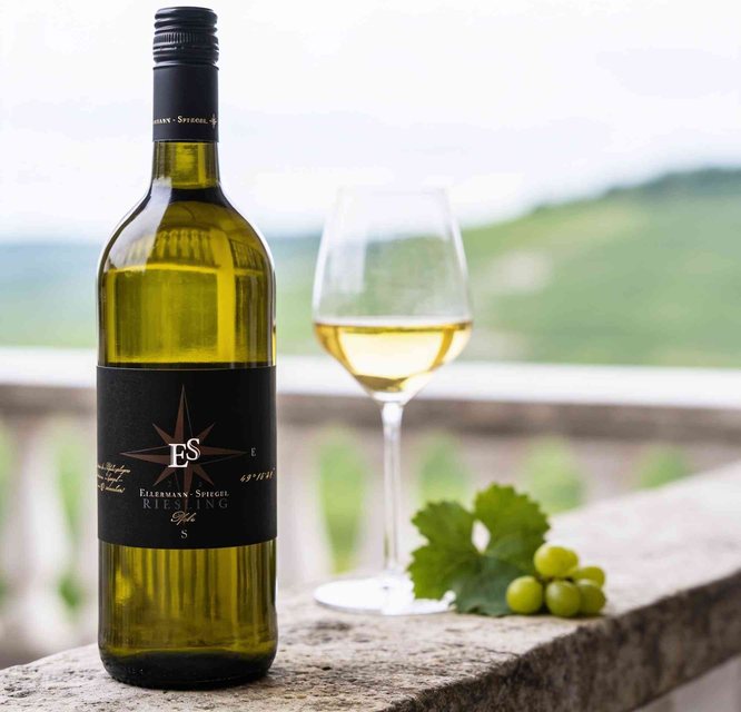 Literflasche Ellermann-Spiegel Riesling trocken