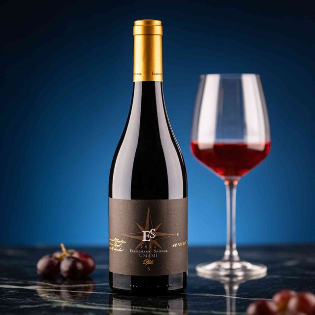 Flasche Ellermann-Spiegel Rotwein-Cuvée Umami
