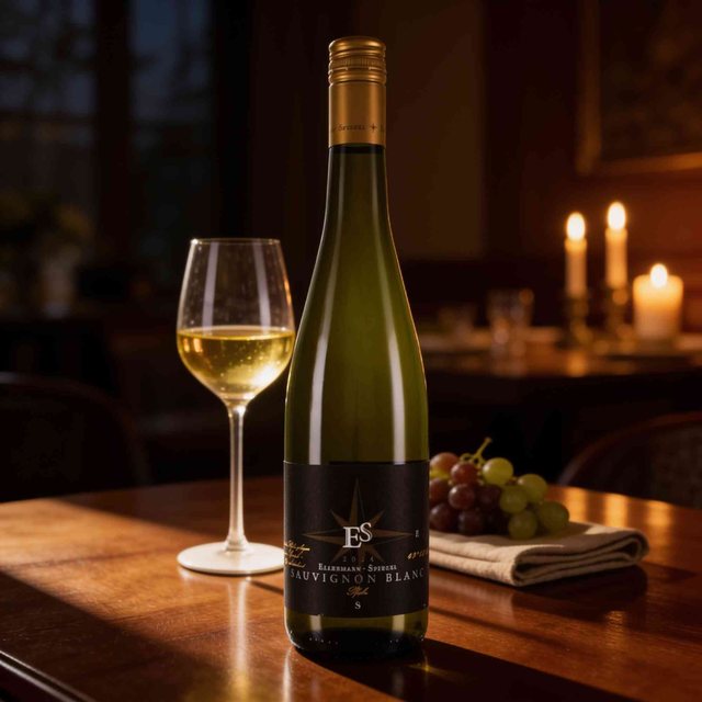 Flasche Ellermann-Spiegel Sauvignon Blanc Goldkapsel